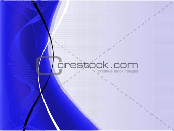 A blue and white abstract vector background