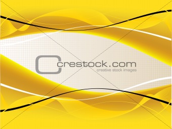 A yellow and white abstract vector background