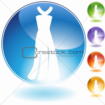 Formal Dress Crystal Icon