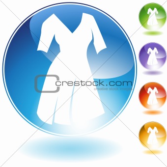 Sleeve Dress Crystal Icon