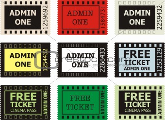 Admit One Cinema Ticket