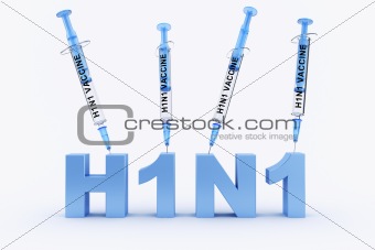 h1n1 vaccine syringe