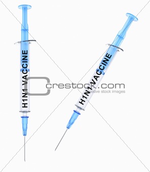 h1n1 vaccine syringes