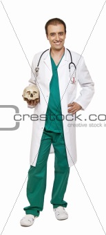 doctor and skull