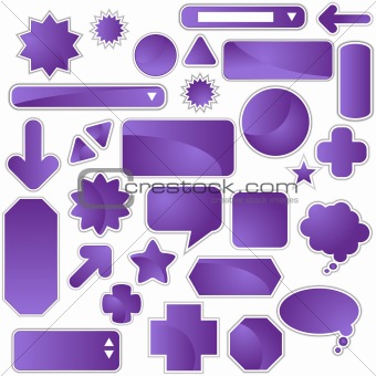 Label Set - Purple
