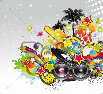 music event background for flyers or posters