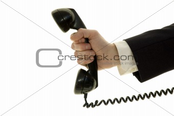 businessman with telephone