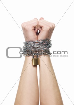Chained hands