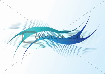 Abstract composition. Vector.