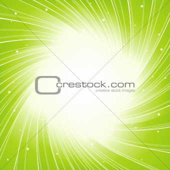 Abstract green illustration. Vector