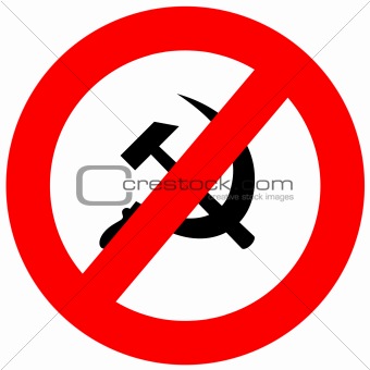 Anti Communism Sign