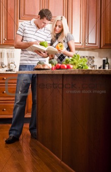 Young Couple Cooking