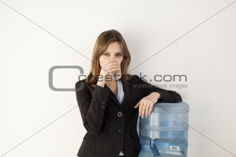 Office Worker at Water Cooler