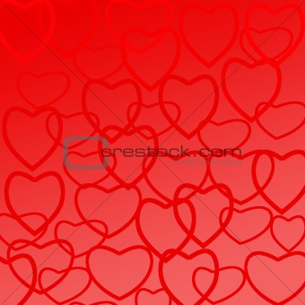 Background with hearts