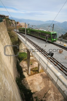 Montserrat monorail railway 