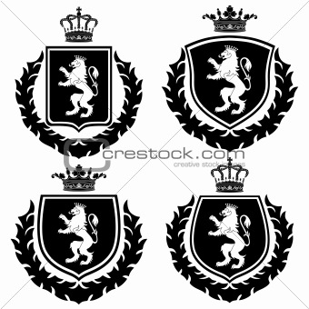 Coat of arms. Vector Illustration.