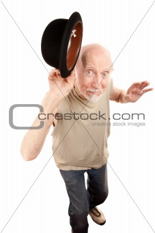 Crazy Dance Man with Bowler Hat