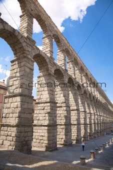 segovia aqueduct detail
