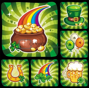 St. Patrick's Day icon set 1