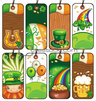 Price tags for the St. Patrick's Day