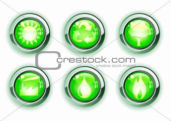 green ecologe icons