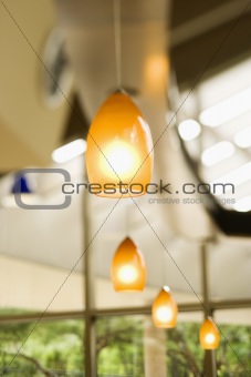 Row of Hanging Lights