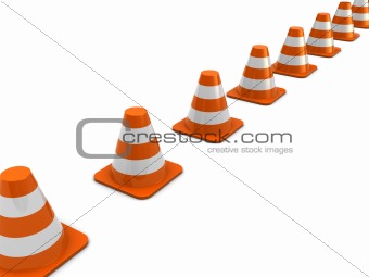 road cones