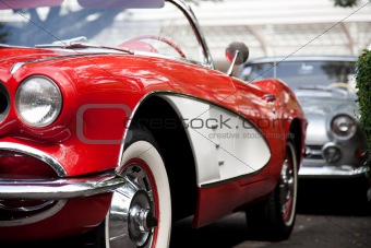 Classic Red Car