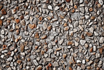 Cement gravel texture
