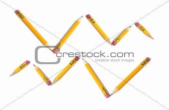 Arrangement of Short Pencils