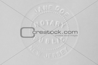 Notary stamp