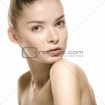 portrait of attractive young woman