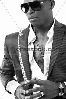 Portrait of african business man