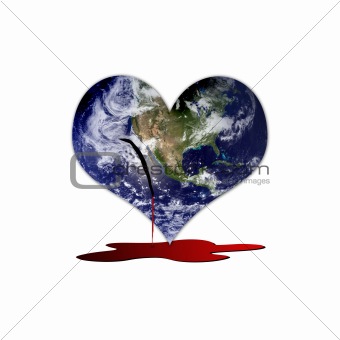 Earth bleeding