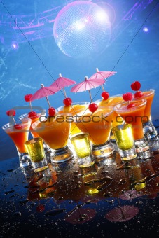 Party time cocktails