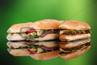 3 popular sandwiches