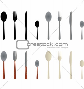 Cutlery vectors