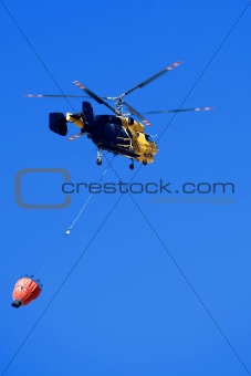 Rescue helicopter.