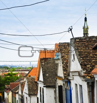 Zemun rooftops in Belgrade