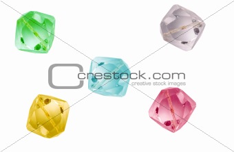 Coloured cristals