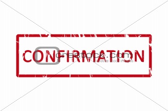 Confirmation office rubber stamp