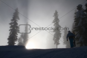 Snowboard silhouet 4