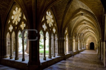 interior of Monastery of Veruela, Zaragoza Province, Aragon, Spain