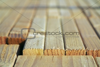 Abstract Construction Wood Stack