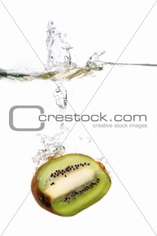 kiwi fruit in water