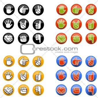 Hand Gesture Buttons