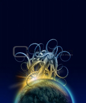 Virus threatening blue planet