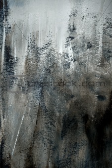 Dark grey background texture of rough brushed paint