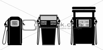 gas pump vector illustration