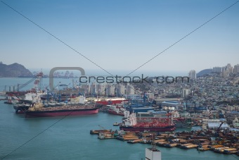 Harbor/ Cargo / Aerial View / Asia